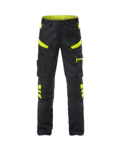 Fristads Trousers  2555 STFP  (Black/High Vis Yellow)
