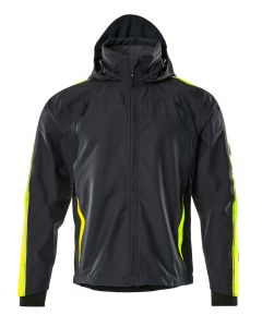 MASCOT 15001 Gandia Hardwear Outer Shell Jacket - Black/Hi-Vis Yellow