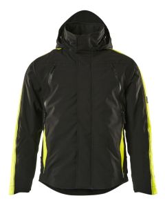 MASCOT 15035 Tolosa Hardwear Winter Jacket - Black/Hi-Vis Yellow