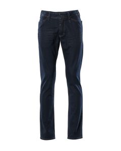 MASCOT 15379 Manhattan Frontline Jeans - Mens - Washed Dark Blue Denim