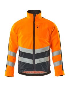 MASCOT 15503 Sheffield Safe Supreme Fleece Jacket - Hi-Vis Orange/Dark Navy