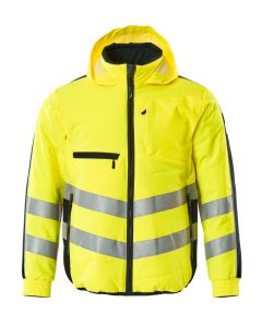 MASCOT 15515 Dartford Safe Supreme Jacket - Hi-Vis Yellow/Dark Navy