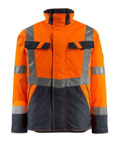 MASCOT 15935 Penrith Safe Light Winter Jacket - Hi-Vis Orange/Dark Navy