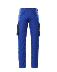 MASCOT 16279 Ingolstadt Unique Trousers With Thigh Pockets - Royal/Dark Navy