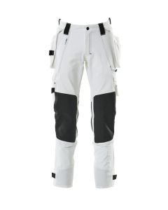 MASCOT 17031 Advanced Trousers With Holster Pockets - White