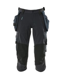 Mascot 17049 3/4 Length Trousers with Holster Pockets - Unisex - Dark Navy
