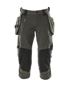 Mascot 17049 3/4 Length Trousers with Holster Pockets - Unisex - Dark Anthracite