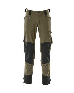 MASCOT 17079 Advanced Trousers With Kneepad Pockets - Moss Green