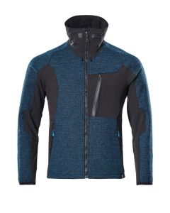 MASCOT 17105 Advanced Knitted Jacket With Zipper - Dark Petroleum/Black