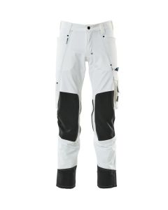MASCOT 17179 Advanced Trousers With Kneepad Pockets - Mens - White
