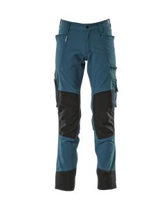 MASCOT 17179 Advanced Trousers With Kneepad Pockets - Mens - Dark Petroleum
