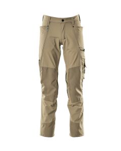 MASCOT 17179 Advanced Trousers With Kneepad Pockets - Mens - Light Khaki