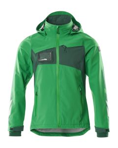 MASCOT 18001 Accelerate Outer Shell Jacket - Mens - Grass Green-Flecked/Green