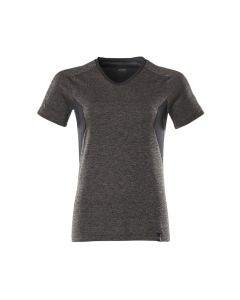 MASCOT 18092 Accelerate T-Shirt - Womens - Dark Anthracite-Flecked/Black