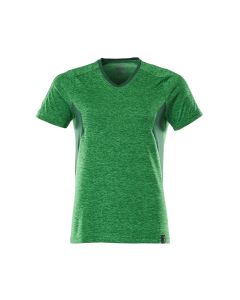MASCOT 18092 Accelerate T-Shirt - Womens - Grass Green-Flecked/Green