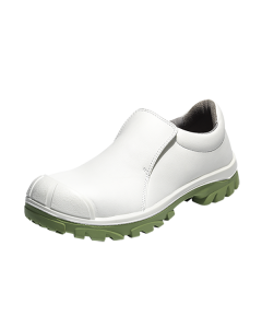 EMMA Vera Easy Wipe Safety Shoes - S2, SRC - White/Green Outsole