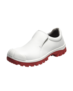 EMMA Vera Easy Wipe Safety Shoes - S2, SRC - White/Red Outsole