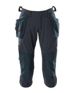 Mascot 18249 3/4 Length Trousers with Holster Pockets - Mens - Dark Navy