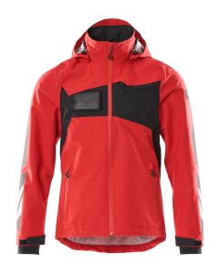 MASCOT 18301 Accelerate Outer Shell Jacket - Mens - Traffic Red/Black