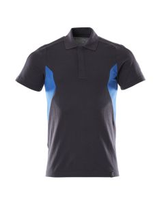 MASCOT 18383 Accelerate Polo Shirt - Mens - Dark Navy/Azure Blue