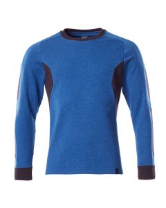 MASCOT 18384 Accelerate Sweatshirt - Mens - Azure Blue/Dark Navy