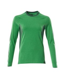 MASCOT 18391 Accelerate T-Shirt, Long-Sleeved - Womens - Grass Green/Green