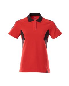 MASCOT 18393 Accelerate Polo Shirt - Womens - Traffic Red/Black