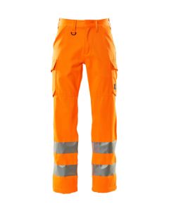 MASCOT 18879 Safe Light Trousers With Thigh Pockets - Hi-Vis Orange