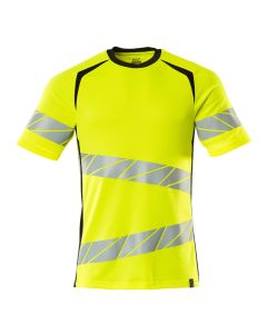 MASCOT 19082 Accelerate Safe T-Shirt - Mens - Hi-Vis Yellow/Black
