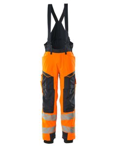 MASCOT 19090 Accelerate Safe Winter Trousers - Hi-Vis Orange/Dark Navy