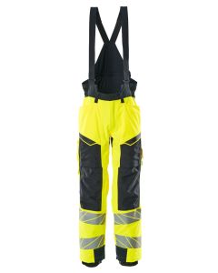 MASCOT 19090 Accelerate Safe Winter Trousers - Hi-Vis Yellow/Dark Navy