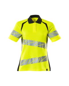 MASCOT 19093 Accelerate Safe Polo Shirt - Womens - Hi-Vis Yellow/Black