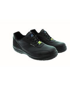 Aboutblu Professional T-Light Safety Shoe Trainer - S3 ESD SRC - Black