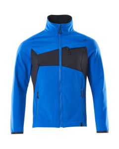 MASCOT 20102 Accelerate Softshell Jacket - Mens - Azure Blue/Dark Navy