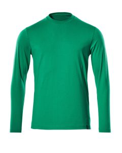 MASCOT 20181 Crossover T-Shirt, Long-Sleeved - Mens - Grass Green