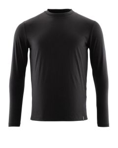 MASCOT 20181 Crossover T-Shirt, Long-Sleeved - Mens - Deep Black