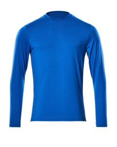 MASCOT 20181 Crossover T-Shirt, Long-Sleeved - Mens - Azure Blue