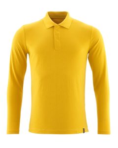 MASCOT 20483 Crossover Polo Shirt, Long-Sleeved - Mens - Curry Gold