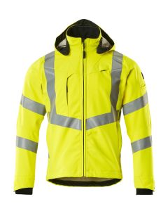 MASCOT 20502 Blackpool Safe Supreme Softshell Jacket - Mens - Hi-Vis Yellow