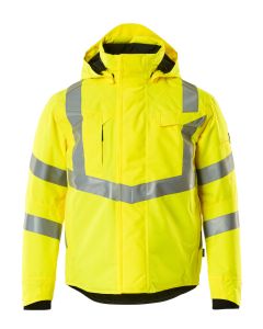 MASCOT 20535 Hastings Safe Supreme Winter Jacket - Hi-Vis Yellow