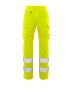 MASCOT 20859 Safe Light Trousers With Thigh Pockets - Hi-Vis Yellow