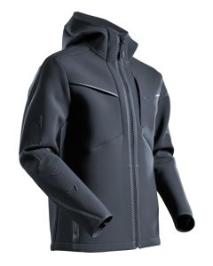 MASCOT 22086 Customized Softshell Jacket With Hood - Mens - Dark Navy