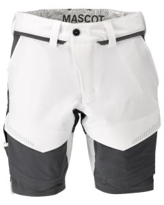 Mascot 22149 Ultimate Stretch Shorts - Mens - White/Stone Grey