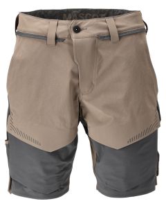 Mascot 22149 Ultimate Stretch Shorts - Mens - Dark Sand/Stone Grey