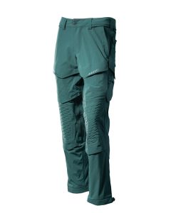MASCOT 22279 Customized Trousers With Kneepad Pockets - Mens - Forest Green