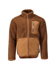 Mascot 22303 Pile Jacket with Zipper - Mens - Nut Brown