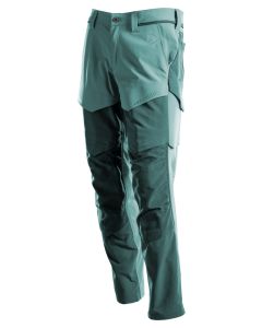 MASCOT 22379 Customized Trousers With Kneepad Pockets - Mens - Light Forest Green/Forest Green