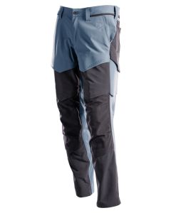 MASCOT 22379 Customized Trousers With Kneepad Pockets - Mens - Stone Blue/Dark Navy