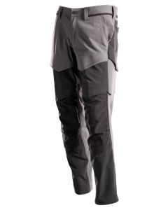 MASCOT 22379 Customized Trousers With Kneepad Pockets - Mens - Stone Grey/Black