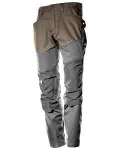 Mascot 22479 Trousers with Kneepad Pockets - Mens - Dark Sand/Stone Grey
